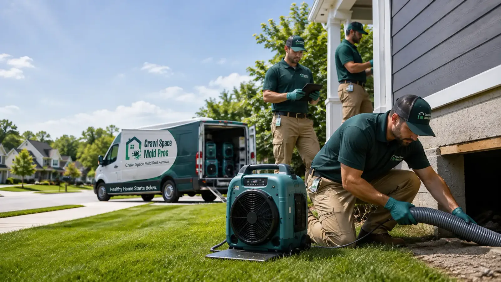 Crawl Space Mold Removal in Wellpinit, WA